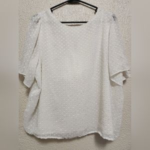 Banana Republic Women's Blouse, size L, Color white